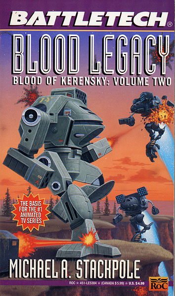 Cover of 1995 reprint of Blood Legacy