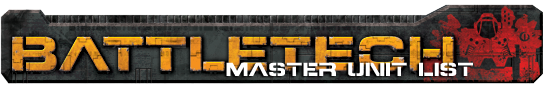 BattleTech Master Unit List