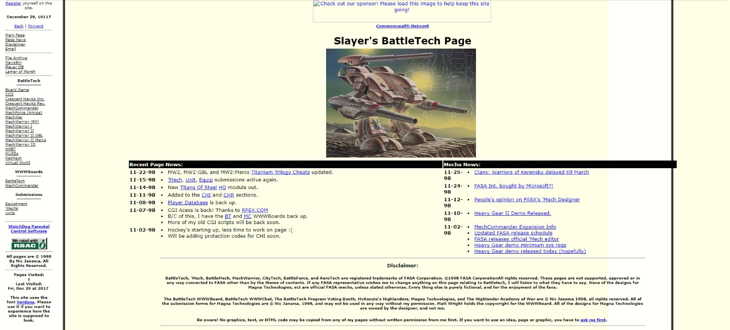 Slayer's Page