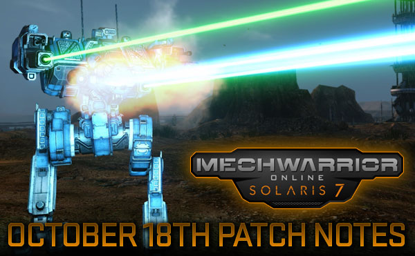 MWO Oct 18 2022 Patch Notes