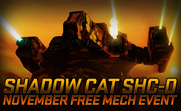 Shadow Cat D MechWarrior Online Event