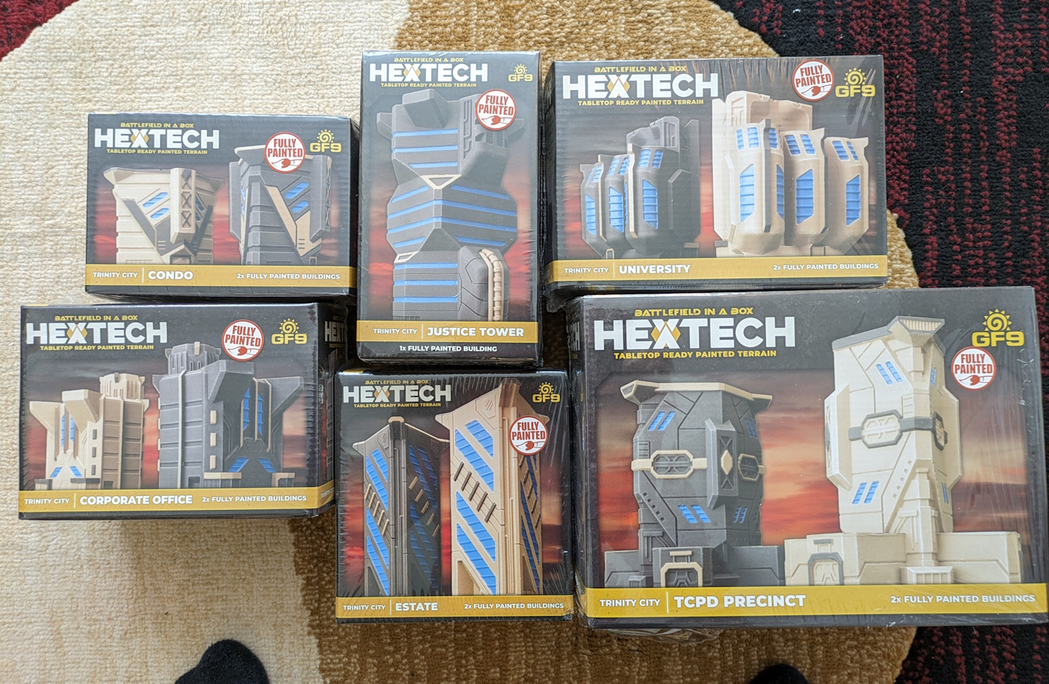 HEXTECH Trinity City Box Wave 1 and toes