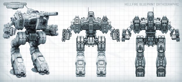 Hellfire MWO Blueprints