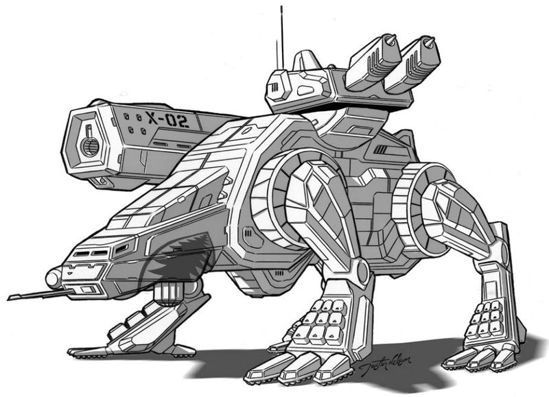I also personally like Quad-Mechs like the Barghest because it has a bit of...