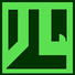 Green katakana 4 on dark green background