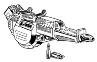 Light Machine Gun used on Battle Armor.