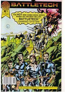 Blackthorne BattleTech comic #1