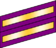 Two wide purple bands with gold inset stripes.